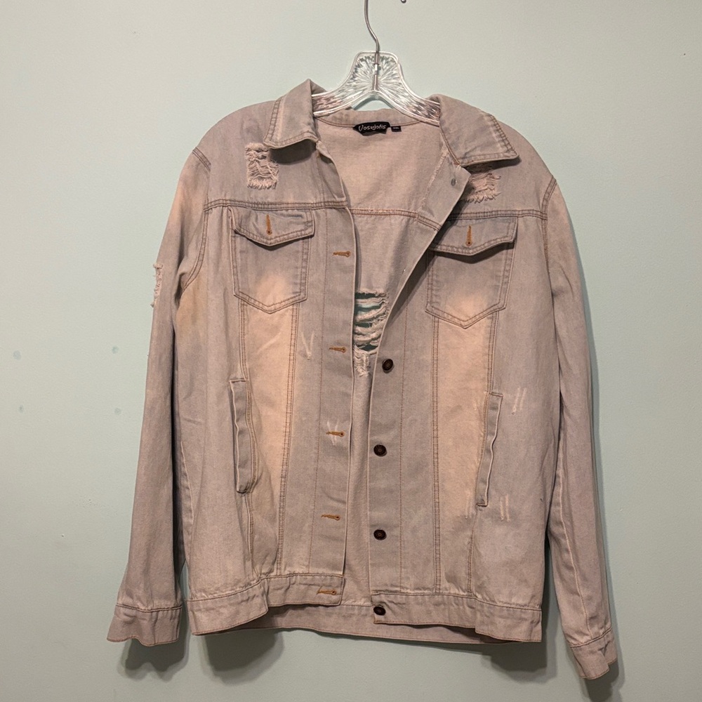 Distressed Denim Jacket